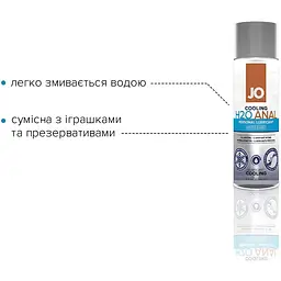 Анальна змазка System JO Anal H2O - Cooling (60 мл) - мініатюра 3