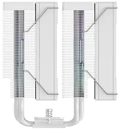 Кулер для процесора ID-Cooling FROZN A620 PRO SE ARGB SNOW, 2x120 мм, 6 теплових трубок, алюміній/мідь, Intel: 1851, 1700, 1200, 115x, AMD: AM4/AM5, 300±200 ~ 2000±10% об/мин, 27.2dB(A) Max, 157х120х142 мм, 2x120mm 4-pin PWM, до 260 Вт - мініатюра 5
