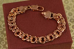 Браслет Xuping Jewelry круглий бісмарк 19 см 12 мм золотистий