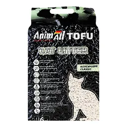 Соєвий наповнювач для котячого туалету AnimAll Тофу, класичний, 6 л - мініатюра 3