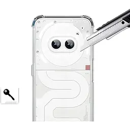 Панель BeCover Anti-Shock для Nothing Phone (2a) Clear (711793) - мініатюра 4