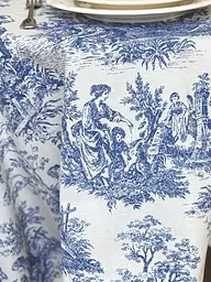 Скатертина столова Ecotton DUCK 170х200 см водовідштовхуюча Italiano Blue (25327) - мініатюра 5