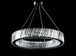 Люстра світлодіодна Splendid Ray L228/600/1 LED, 1 лампа, 60 см, білий, золота металева, сучасний стиль - мініатюра 2