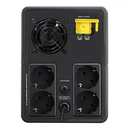 APC Джерело безперебійного живлення Easy UPS 1600VA/900W, 4xSchuko - мініатюра 6