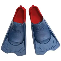 Ласти Zoggs Short Blade Rubber 33-34 Синій/Червоний (1000-465220.BLRD.1-2)
