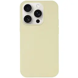 Чохол Epik Silicone Case Full Protective AA NO LOGO для Apple iPhone 14 Pro Max 6.7" Жовтий/Mellow Yellow