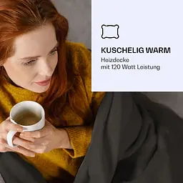Електроковдра Klarstein Dr.Watson XL 120 Вт (10031658) Чорний - мініатюра 5