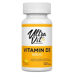 Вітамін Д-3 Vitamin D3 600 IU - 120 софтгель