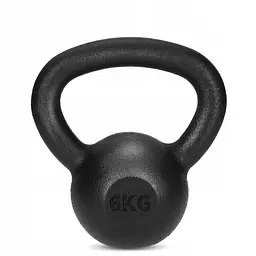 Гиря металева 4FIZJO 6 кг Black (P-5907739319814)