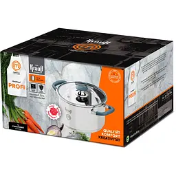 Каструля Krauff Profi зі скляною кришкою 2 л 16 см (26-238-084) - мініатюра 2