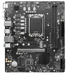 Мат.плата LGA1700, MSI PRO H610M-E DDR4, H610, 2xDDR4, Int.Video(CPU), 4xSATA3, 1xM.2, 1xPCI-E 16x 4.0, 1xPCI-E 1x 3.0, ALC897, RTL8111H, 4xUSB3.2/8xUSB2.0, VGA/HDMI, MicroATX - мініатюра 2