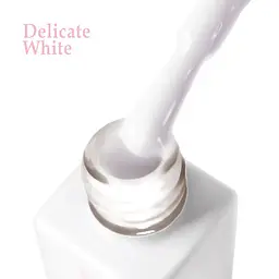 Рідкий гель для укріплення та моделювання PolyLiquid gel 02 Delicate White білий JOIA vegan 8 мл - мініатюра 5