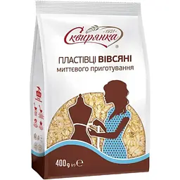 Хлопья овсяные Сквирянка, 400 г (654877)