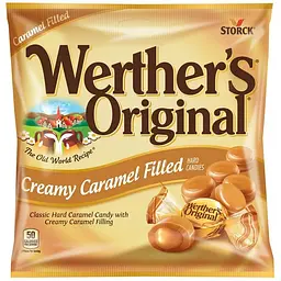 Цукерки Werther's Original Creamy Caramel Filled Candy 155g - мініатюра 2