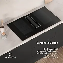 Індукційна плита з витяжкою Klarstein Chef-Fusion DownAir System (10045558) - мініатюра 4
