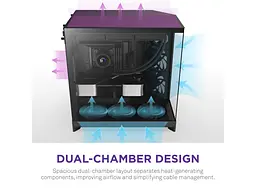 Корпус NZXT H9 Flow Black (CM-H92FB-01) - мініатюра 5