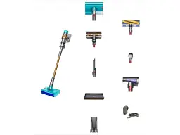 Вертикальний + ручний пилосос (2 в 1) Dyson V15s Detect Submarine Absolute (448841-01) - мініатюра 4