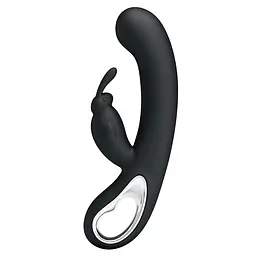 Вібратор-кролик Pretty Love Webb Vibrator Black Силіконовий, 21х3.5 см чорний - мініатюра 7