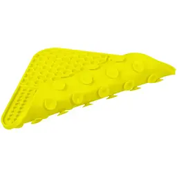 Миска-килимок для собак та котів Waudog Silicone для злизування 190х190х10 мм жовтий - мініатюра 2