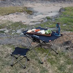Cтіл розкладний Naturehike NH20JJ020,1680D Oxford / алюміній Розмір L бежевий - мініатюра 6