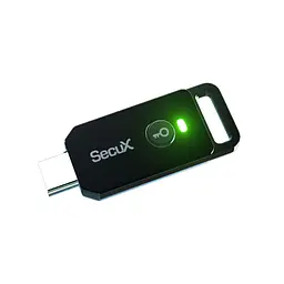 Апаратні ключі SecuX PUFido Clife Key (2FA) сертифікований за стандартом FIDO2, USB Type-C набір з 2 шт. (B0F32FWR2N-2) - мініатюра 3