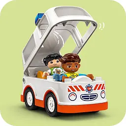 Конструктор LEGO DUPLO Town Швидка допомога та водій 19 деталей (10447) - мініатюра 8