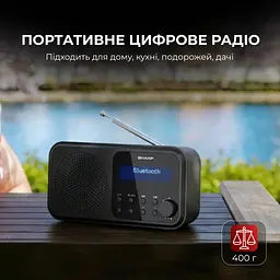 Радіоприймач Sharp DR-P420 Black - мініатюра 2