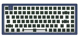 Клавіатура Dark Project KD83A LTD Aluminum Barebones Темно-синя (KB-CST-831-502224)