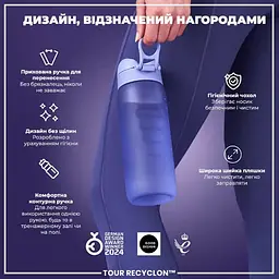Пляшка для води ION8 750 мл (ЕКО пляшка) BPA Free Light Purple (I8RF750PERI) - мініатюра 5