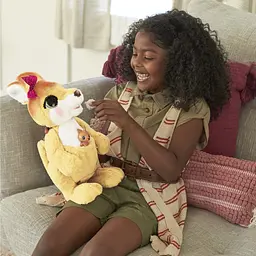 Інтерактивна іграшка Hasbro FurReal Friends Кенгуру мама Джозі і її кенгурята (E6724) - мініатюра 4