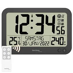 Годинник настінний Technoline WS8026 Black (WS8026), Чорний - мініатюра 4