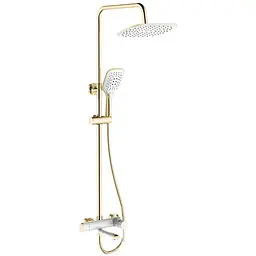 Душова система Rea Melia gold white з виливом REA-P2406, Золотий