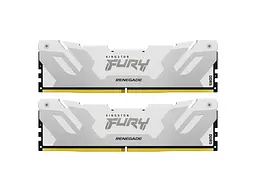 Модуль пам'яті Kingston FURY 32 GB (2x16GB) DDR5 7600 MHz Renegade Silver/White (KF576C38RWK2-32)