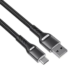 Кабель USB - USB-C Havit 3A 1 м чорний (HV-CB6217) - мініатюра 5