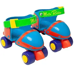 Дитячі розсувні роликові ковзани-квади Molto My First Skates з захистом розмір 25-32 сині (21215)