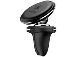 Автомобільний тримач для смартфона BASEUS Car Mount Phone Holder with Cable Clip Air Vent Version (C40141201S13-00)сірий