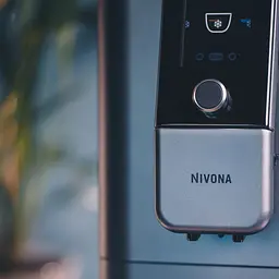 Nivona Кавомашина Nivona CafeRomatica, 1.8л, зерно+мелена, автомат.капуч, дисплей, авторецептів -9, пригот, холодної кави, перлинно-блакитний - мініатюра 7