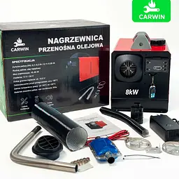 Обігрівач Webasto автономний дизельний CARWIN 8 кВт (12В24В220В) з LCD-дисплеєм та пультом ДК - мініатюра 10
