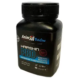 Вітаміни AnimAll VetLine Hair Skin PRO для малих порід собак 1 г × 90 табл