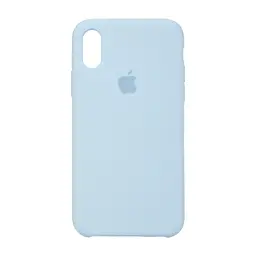 Чехол-накладка силиконовый противоударный для Apple iPhone X/XS, панель с защитой всего корпуса, софт-тач, sky blue, ArmorStandart (ARM54249)