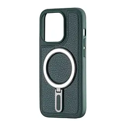 Чохол Jinduka Leather Ringo iPhone 15 Pro Green