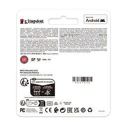 Карта пам'яті Kingston 512GB SDXC сlass 10 UHS-I U3 V30 Canvas Go Plus G4 (SDG4/512GB) - мініатюра 4