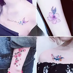 Набір дитячих тимчасових татуювань Кольорові міні №1 color-tattoo-mini-set-30 - мініатюра 4