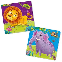 Пазли Foam puzzles 2in1 "Zoo" RK6050-05 Різнокольоровий