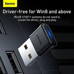 Адаптер Bluetooth 5.0 USB контролер Baseus Wireless Adapter BA04 ZJBA000001 - мініатюра 8