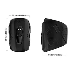 Насадка на пеніс Mechwarrior Black, 9 vibration functions Boss Series 52-00094 100567 - мініатюра 6