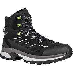 Черевики чоловічі Lowa Randir GTX Mid 41 Чорний-Сірий - мініатюра 4