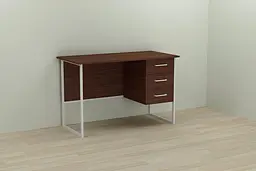 Комп'ютерний стіл Ferrum-decor Гаррі 75x120x60 білий ДСП Венге 16мм (FRD-105748)