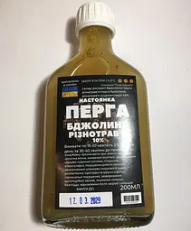 Настоянка на пергі бджолиній різнотрав'я 200 мл