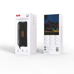 Акустична система XO F76 Portable Outdoor Dynamic RGB Wireless Speaker Чорна - мініатюра 2